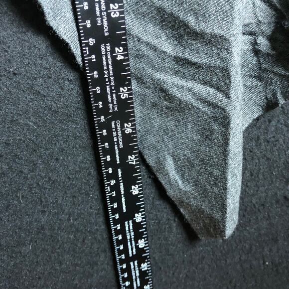 Ann Taylor LOFT Womens Sweater Gray Cardigan Wool Blend Waterfall Open Front XS - Picture 9 of 12